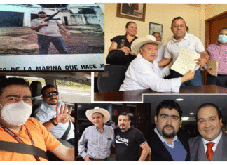 Operador de la JUCOPO en el Congreso de Veracruz pasa charola a alcaldes desde Lerdo de Tejada, hasta Hueyapan de Ocampo