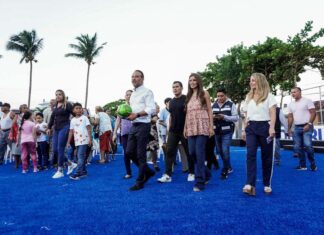 Reinaugura Alcalde JM Unánue la Unidad Deportiva Fernando Blanco Abad en Las Vegas