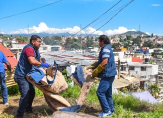 Realiza Ayuntamiento jornada de descacharrización en la colonia Zapata