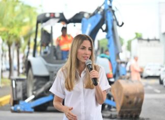 Inicia Paty Lobeira de Yunes la obra de construcción del colector pluvial Lafragua en el Fraccionamiento Reforma