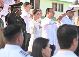 Asiste Paty Lobeira de Yunes a la ceremonia de conmemoración del 176 aniversario de la Gesta Heroica de los Niños Héroes de Chapultepec