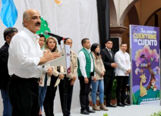 Realizan SEV y Ayuntamiento maratón de cuentos en Palacio Municipal