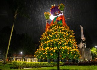 Instala Ayuntamiento catrina en Ávila Camacho