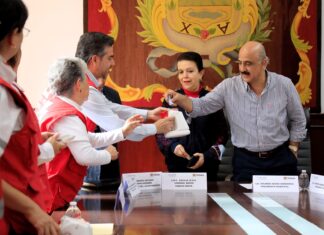 Se suma Ayuntamiento a colecta de la Cruz Roja Mexicana