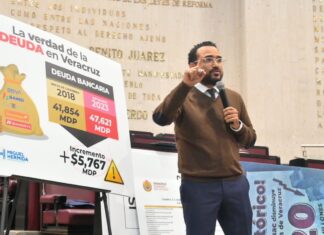 El Gobierno de Cuitláhuac García ha aumentado la deuda bancaria a 47 mil 621 millones de pesos: Miguel Hermida