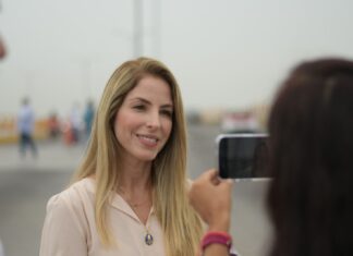 “Totalmente iluminado el Puente Allende”: Paty Lobeira de Yunes