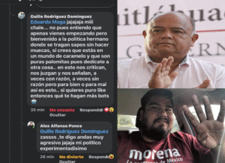 Titular de CAEV Tlacotalpan se pelea en redes sociales defendiendo a su padrino Eric Cisneros, quien no va como candidato a gobernador