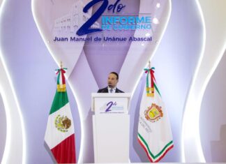 Ante más de 10 mil personas, Juan Manuel Unánue rinde su Segundo Informe de Gobierno