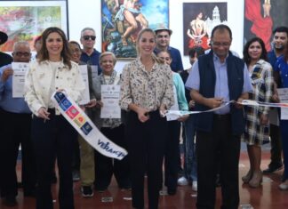 Inaugura Paty Lobeira de Yunes la “Exposición Colectiva San Sebastián” en el Museo de la Ciudad