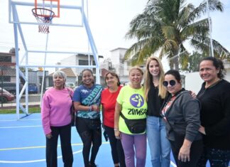 Inaugura Paty Lobeira de Yunes la rehabilitación integral de la Unidad Deportiva “Las Palmas” en el Fracc. Floresta