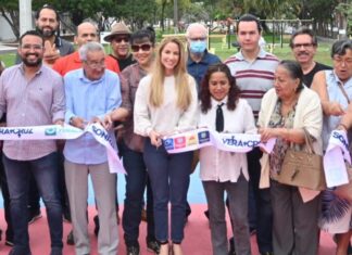 Inaugura Paty Lobeira de Yunes la rehabilitación integral del Parque “Robles” en el Fraccionamiento Floresta