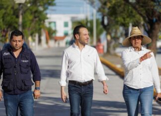 Supervisa Alcalde JM Unánue trabajos finales de la avenida Juan Pablo Segundo