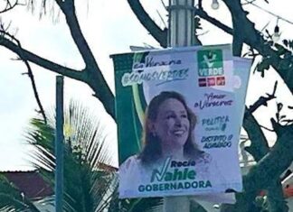 PRD denuncia a alcaldesa de Alvarado por colocar propaganda en espacios públicos