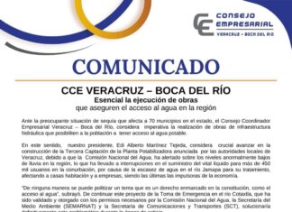 CCE Veracruz – Boca del Río: Esencial la ejecución de obras que aseguren el acceso al agua en la región.*