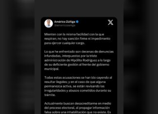 ATAQUES EN MI CONTRA, PORQUE SABEN QUE PERDERÁN: AMÉRICO