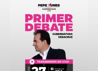Pepe Yunes, listo para el debate y para gobernar Veracruz