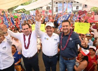 Recorre Miguel Ángel Yunes Márquez, junto con Pepe Yunes, los municipios de Altotonga y Atzalan