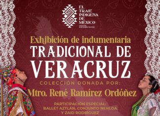 Exhibirán en Palacio Municipal trajes tradicionales de Veracruz