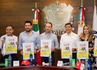 Presenta alcalde JM Unánue la 3ra edición de la Carrera Santa Ana 2024