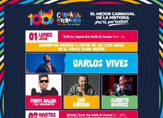 Por lluvias se suspendió el desfile y el concierto de Carlos Vives; ambos se repondrán: Paty Lobeira