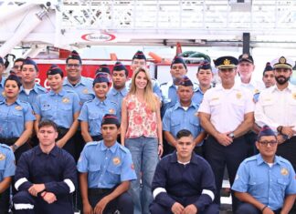 Encabeza la alcaldesa Paty Lobeira Ceremonia del Día del Bombero