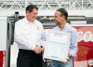 Reconoce Alcalde Juan Manuel Unánue dedicación y heroísmo de los bomberos boqueños en su día