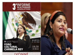 Tercer Informe de traiciones de la diputada Ivonne Cisneros Luján y sin trabajo legislativo por Xalapa