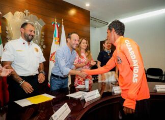 Reconoce Alcalde JM Unánue a personal municipal en el marco del Día Nacional de Protección Civil