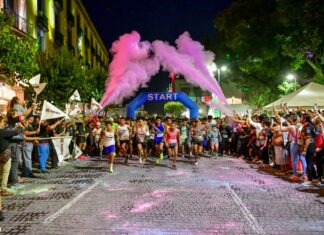 Con fiesta deportiva de colores, se realiza Carrera Tourism Color Run