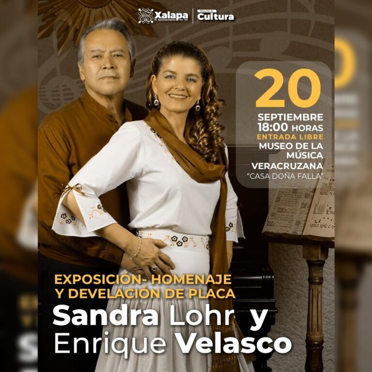 Cine, teatro, danza, música y un homenaje a Sandra Lohr y Enrique Velasco, en Xalapa Cine, teatro, danza, música y un homenaje a Sandra Lohr y Enrique Velasco, en Xalapa