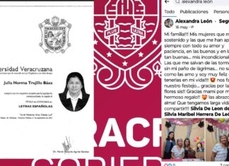 “Fast Track” en el título profesional de Norma Trujillo en UV, cae en contradicción pues la Licenciatura en Letras Españolas no existe