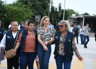 Inaugura la alcaldesa Paty Lobeira la obra de pavimentación en concreto hidráulico de la Avenida 7 en la colonia Valente Díaz