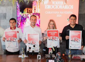 Anuncia Alcalde JM Unánue regreso de la Caravana Navideña Coca-Cola