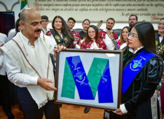 Recibe Ricardo Ahued a integrantes de Tunas Universitarias de Colombia