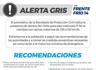 Gobierno Municipal de Boca del Río en alerta por evento fuerte de vientos del norte