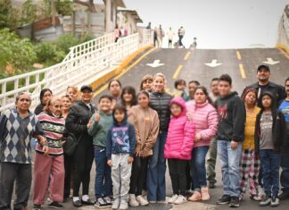 Inaugura Paty Lobeira la rehabilitación de la calle Carlos Cruz en la colonia Pocitos y Rivera