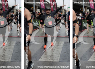 Cuatro días después de su nombramiento, Juan Javier Gómez Cazarín participó en maratón de San Antonio, Texas