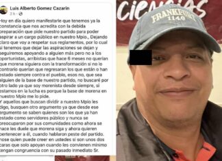 “El Chiquis”, hermano de Juan Javier Gómez Cazarín, lo bajan como aspirante a la alcaldía por Hueyapan de Ocampo