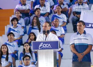 Abandera Alcalde JM Unánue a la delegación deportiva municipal rumbo a los Juegos Estatales CONADE 2025