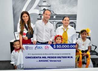 Reconoce Alcalde JM Unánue labor de AMANC a favor de niñas y niños con cáncer