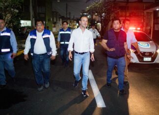 Alcalde JM Unánue entrega obra de rehabilitación de la calle Mar Cantábrico