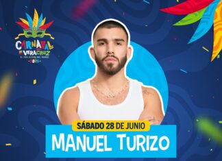 Manuel Turizo, primer artista confirmado para el Carnaval de Veracruz 2025: Paty Lobeira