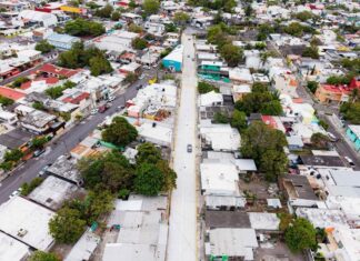 Entrega Alcalde JM Unánue pavimentación de la calle José González Herrera en la colonia Primero de Mayo Sur
