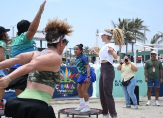 La alcaldesa Paty Lobeira realiza recorrido de supervisión en playas y zona turística de Veracruz