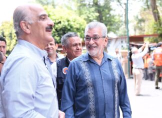 Participan Ricardo Ahued y Alberto Islas en Simulacro Nacional de PC