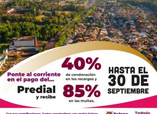 Continúa programa de condonación de multas y recargos en Predial y Limpia Pública