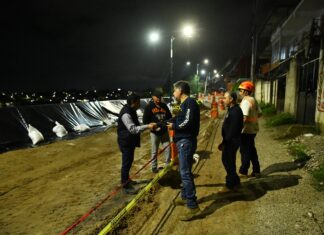 Limitan tránsito vehicular en la Prolongación Ruiz Cortines