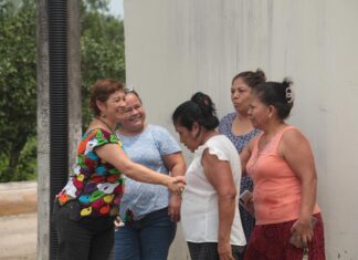 Lilia Arrieta transforma la conectividad en Álamo: avanzan trabajos de pavimentación en la calle Gustavo Díaz Ordaz