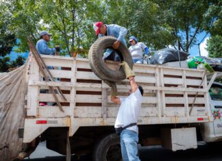 Realiza Ayuntamiento jornada de descacharrización en la Obrero Campesina