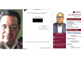 Denuncian por daño moral y extorsión al director de Versiones, José Ortiz Medina y al comisionado de la CEAPP, Pablo Jair Ortega